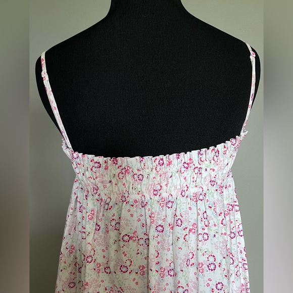 WAYF Nella midi shift dress size S floral spaghetti straps cottagecore pockets - Picture 9 of 12